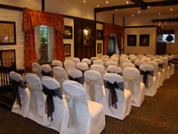 Wedding Chair Cover Organza Sash